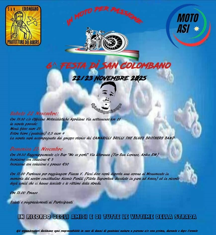 Locandina evento 6 FESTA DI SAN COLOMBANO