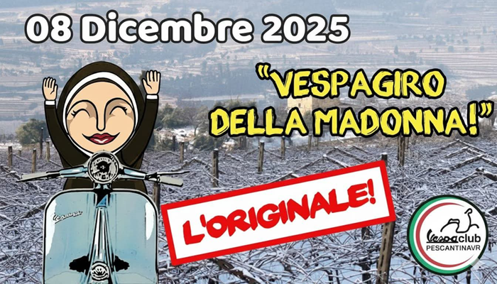 Locandina evento VESPA GIRO DELLA MADONNA