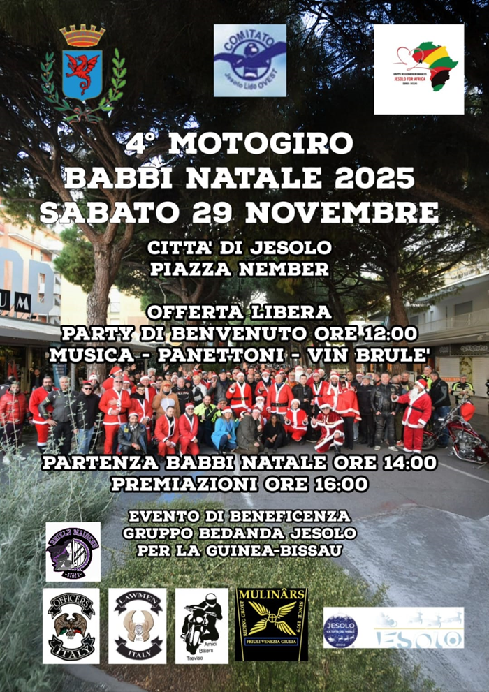 Locandina evento Motogiro Babbi Natale