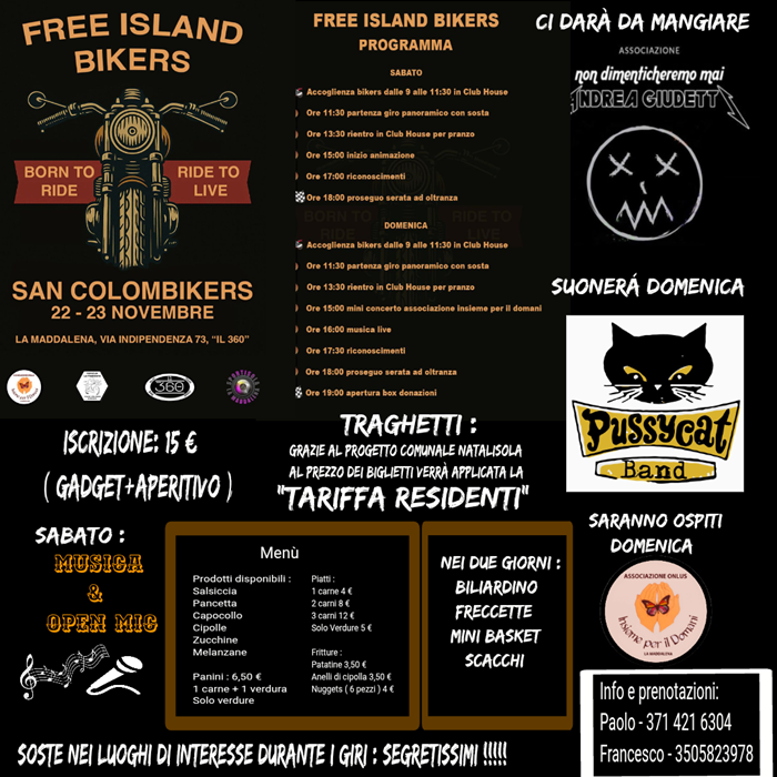 Locandina evento San Colombiker 