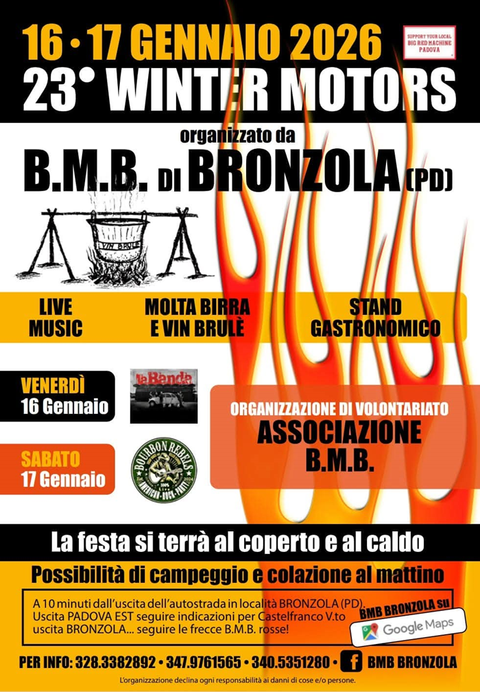 Locandina evento 23 WINTER MOTORS