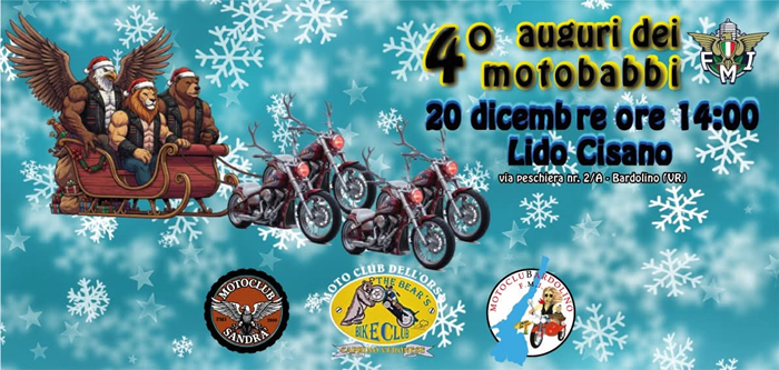 Locandina evento V° AUGURI DEI MOTOBABBI