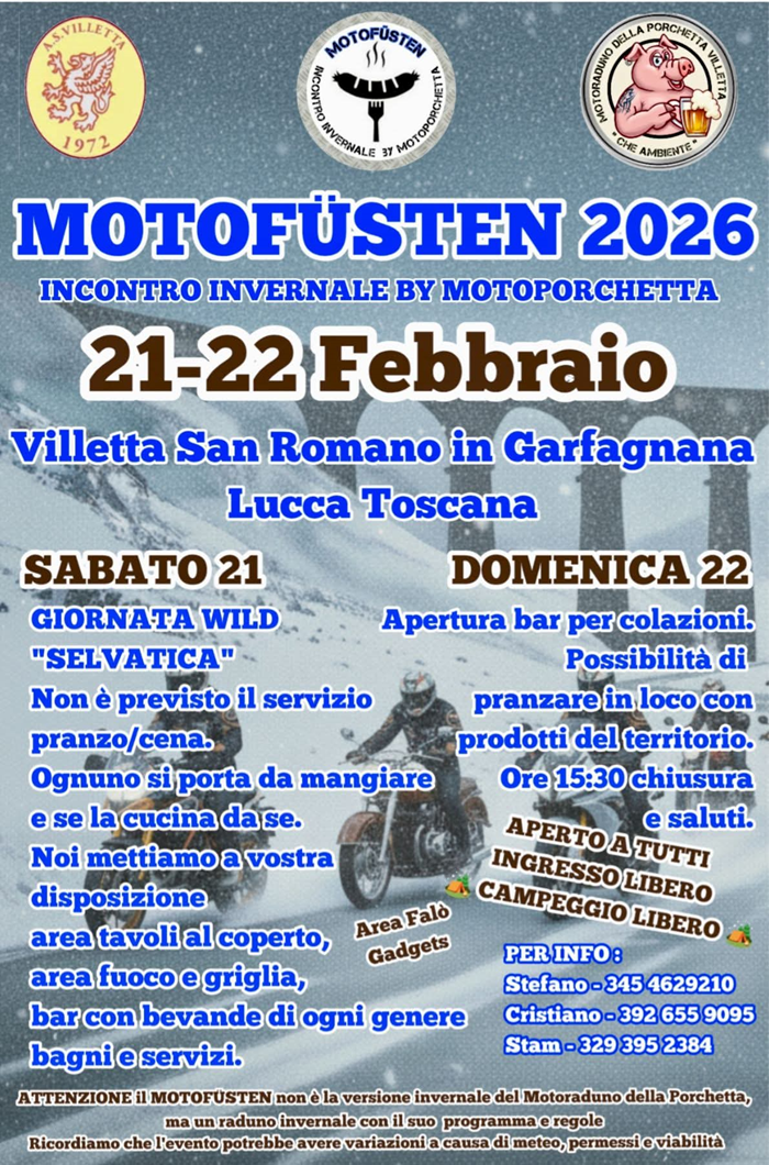 Locandina evento MOTOFUSTEN