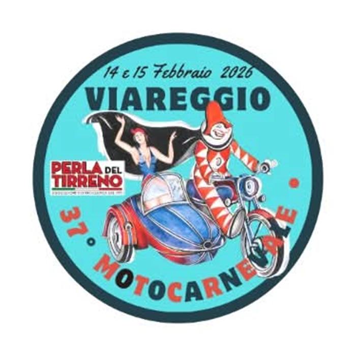 Locandina evento 37° MOTORADUNO CARNEVALE DI VIAREGGIO 