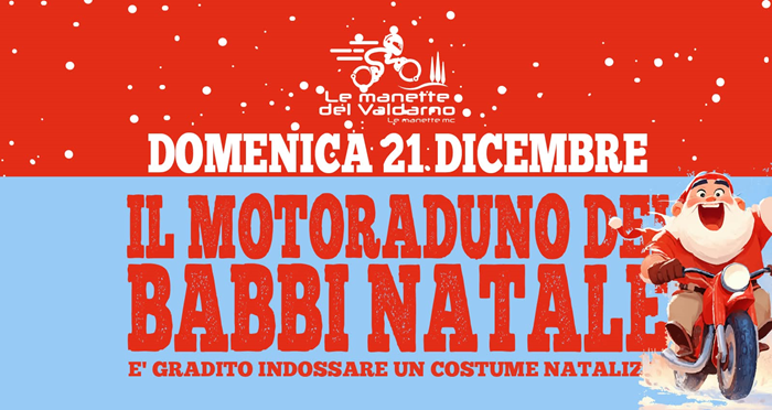 Locandina evento IL MOTORADUNI DEI BABBI NATALE