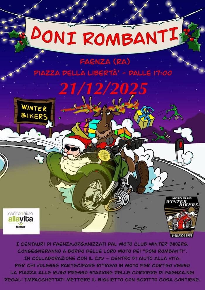 Locandina evento DONI ROMBANTI