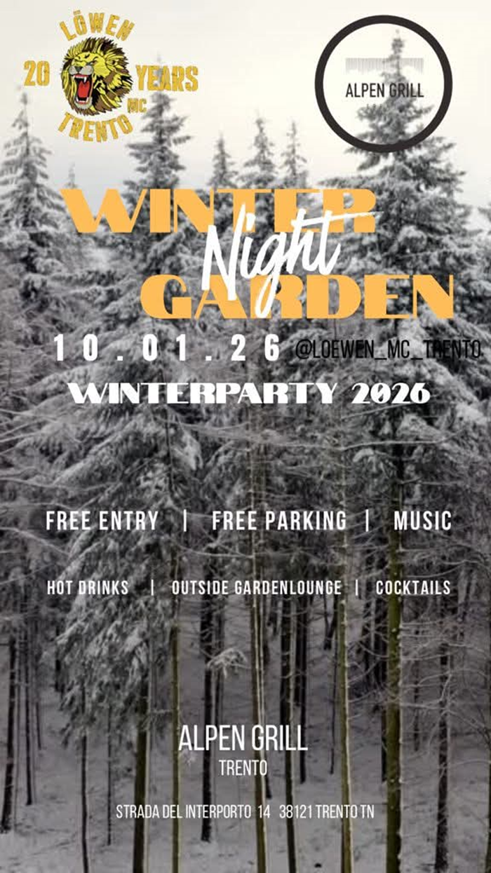 Locandina evento WINTER NIGHT GARDEN