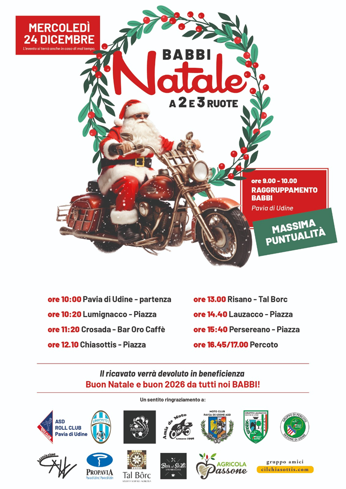 BABBI NATALE A 2 e 3 RUOTE
