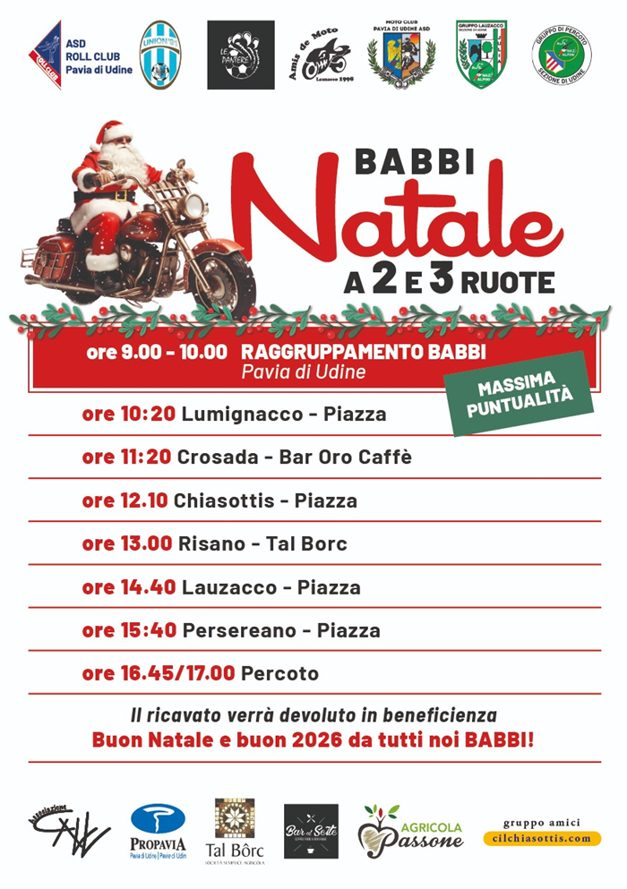 BABBI NATALE A 2 e 3 RUOTE