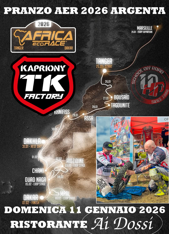 Locandina evento PRANZO AFRICA ECO RACE