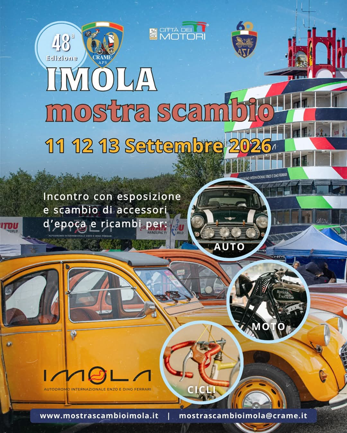 Locandina evento IMOLA MOSTRA SCAMBIO