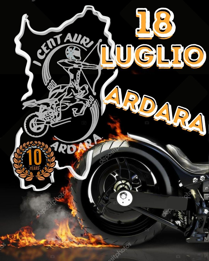 Locandina evento 10° MOTOINCONTRO “I CENTAURI ARDARA”