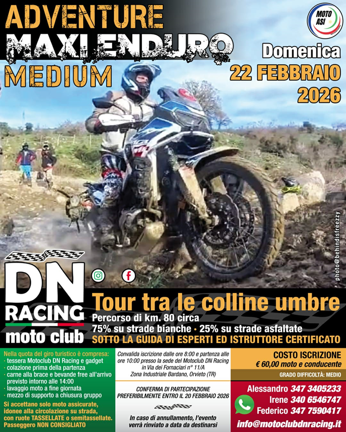 Locandina evento ADVENTURE MAXI ENDURO MEDIUM 