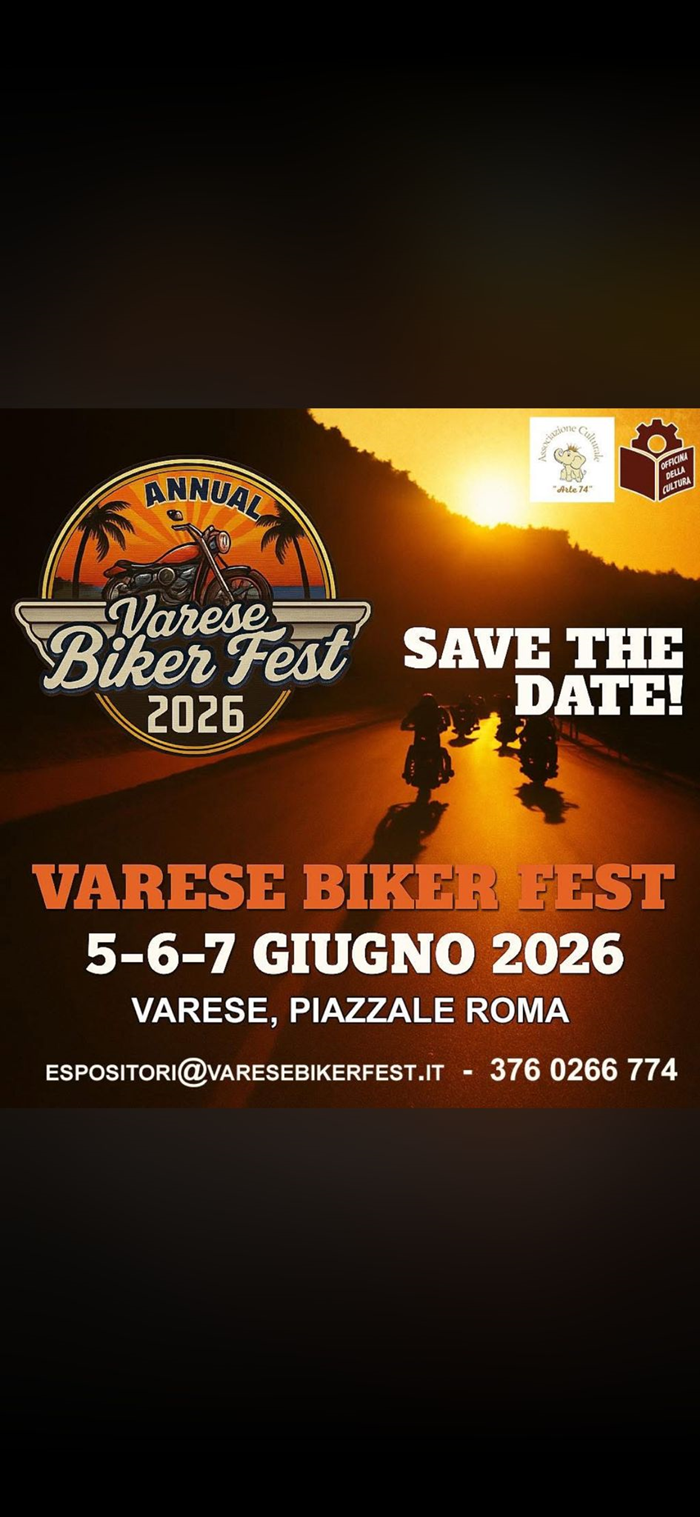 Locandina evento Varese Biker