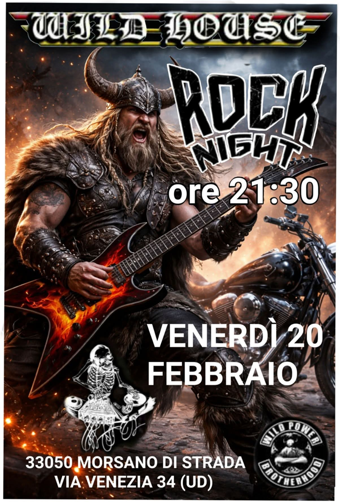 Locandina evento ROCK NIGHT 