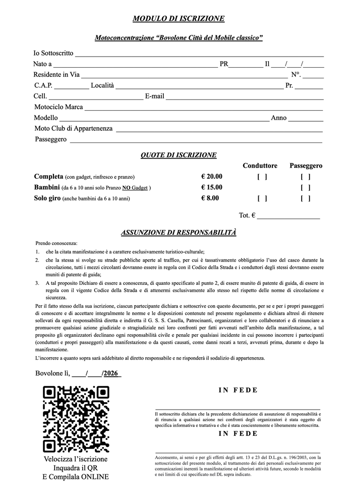 XXIII^ Motoconcentrazione 