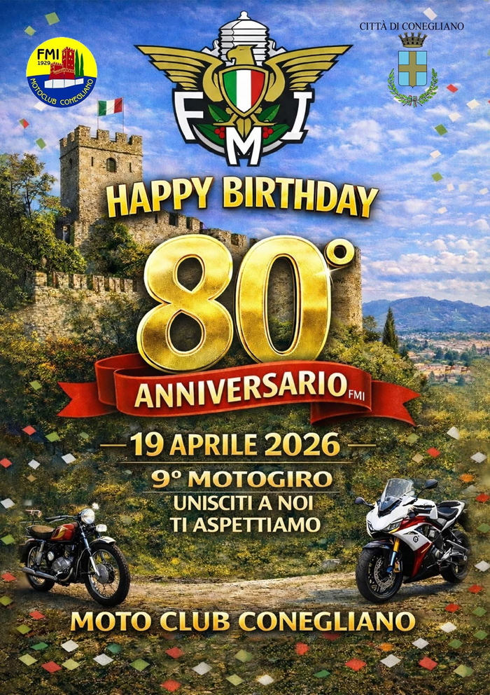 Locandina evento 80o ANNIVERSARIO 