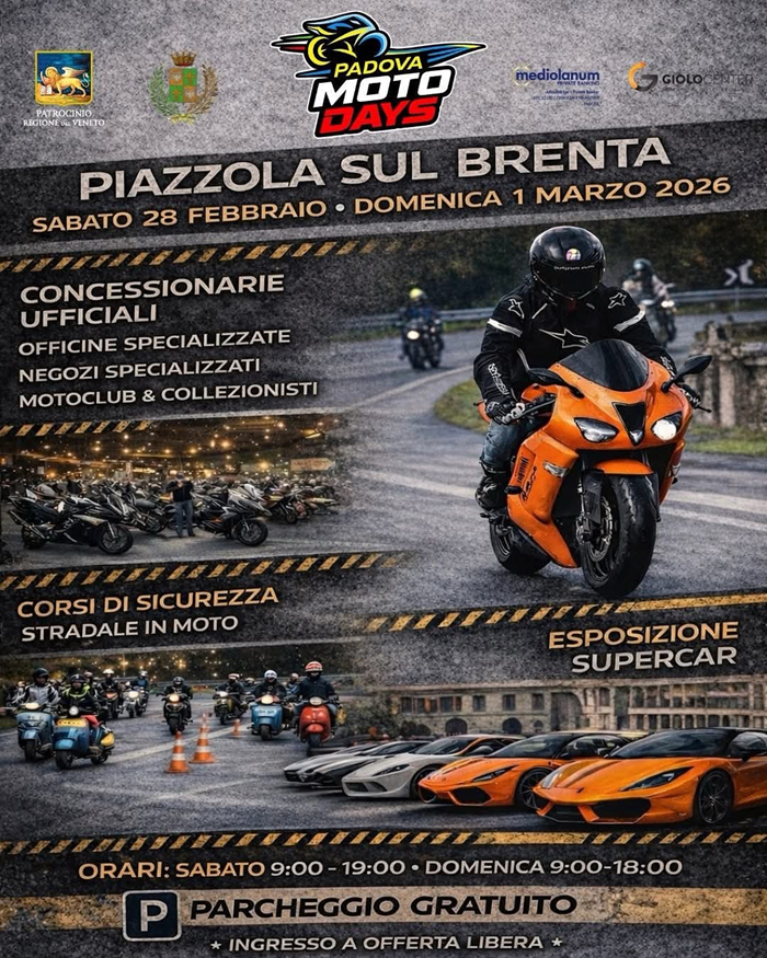 Locandina evento PADOVA MOTOR DAYS