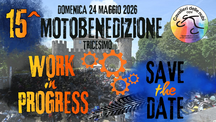 Locandina evento 15 MOTOBENEDIZIONE DI TRICESIMO