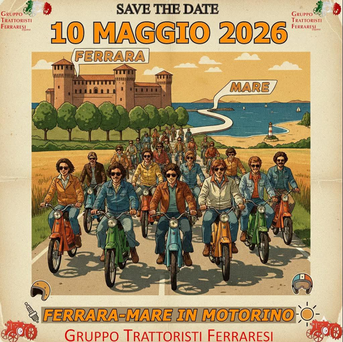 Locandina evento FERRARA MARE IN MOTORINO