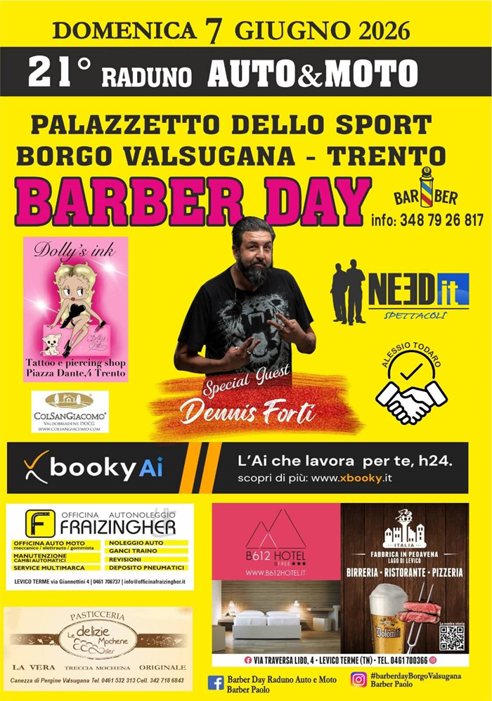 Locandina evento 21 BARBER DAY