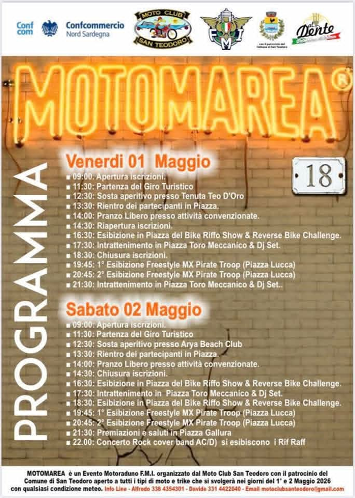 Locandina evento MOTOMAREA