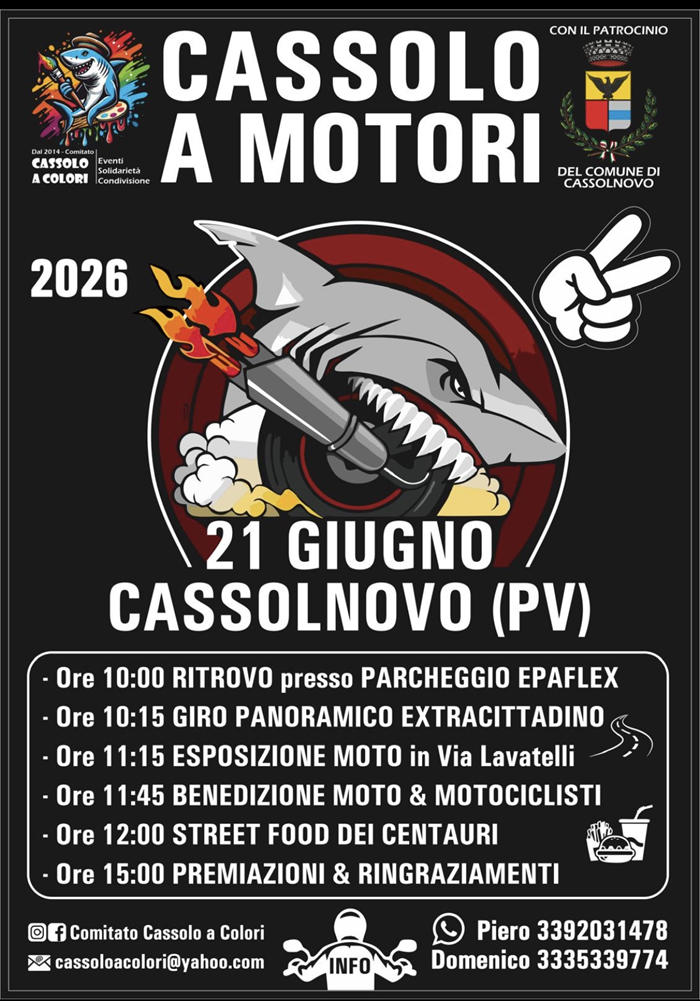 Locandina evento CASSOLO A MOTORI 2