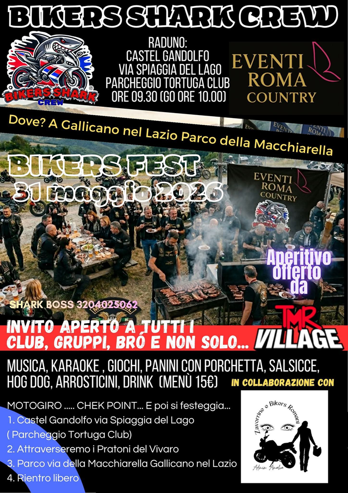 Locandina evento Bikers Fest 31 Maggio 2026