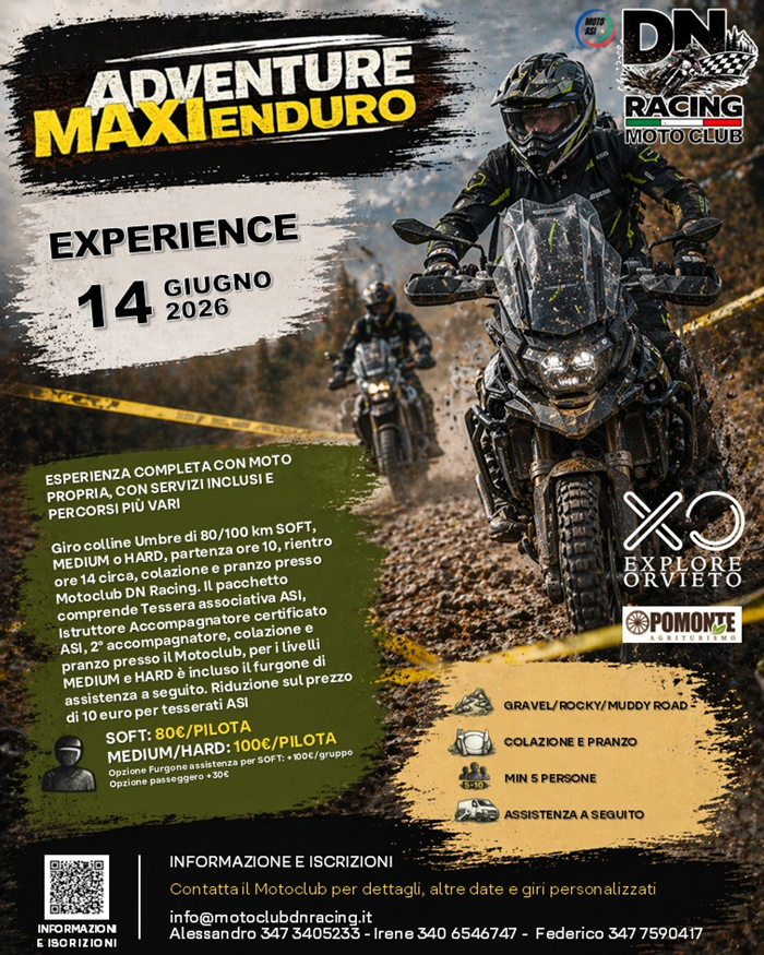Locandina evento ADVENTURE MAXI ENDURO EXPERIENCE 