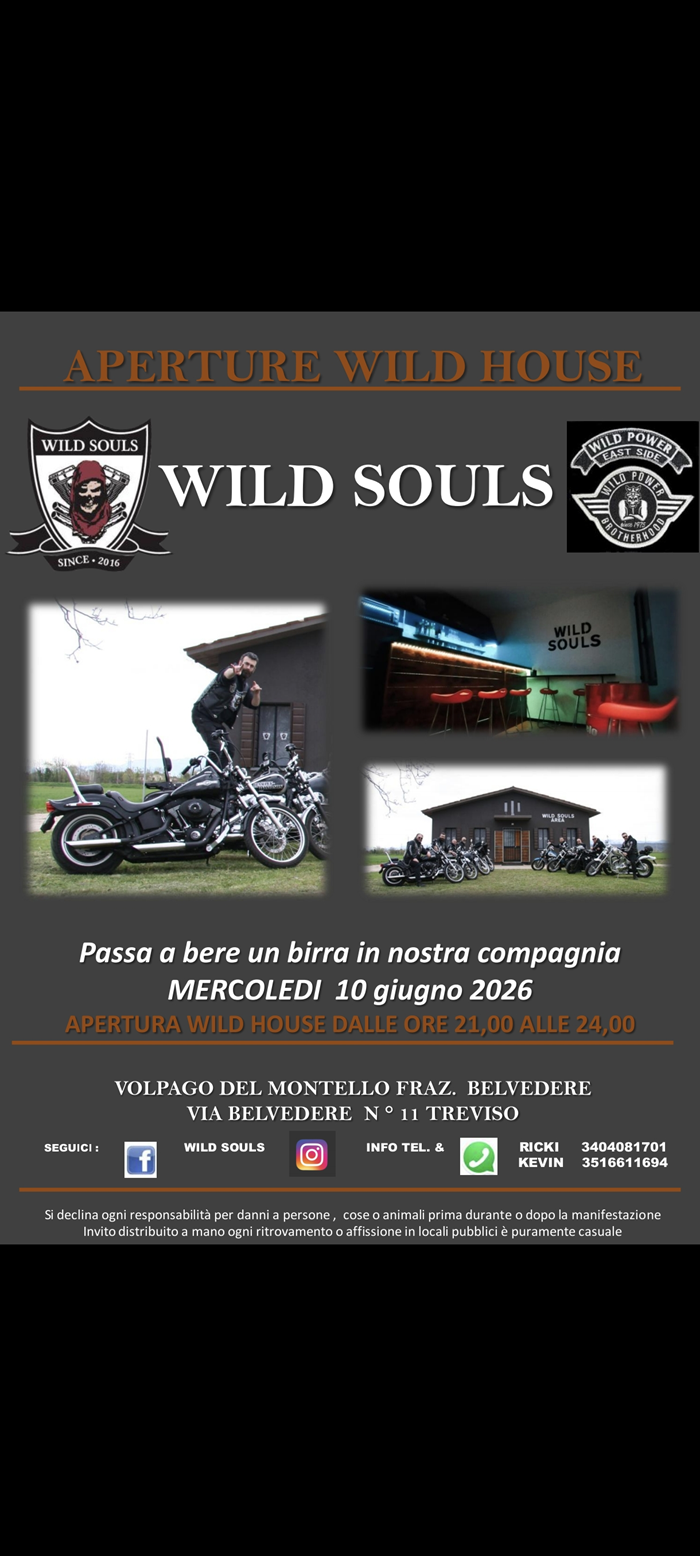 Locandina evento apertura Wild House